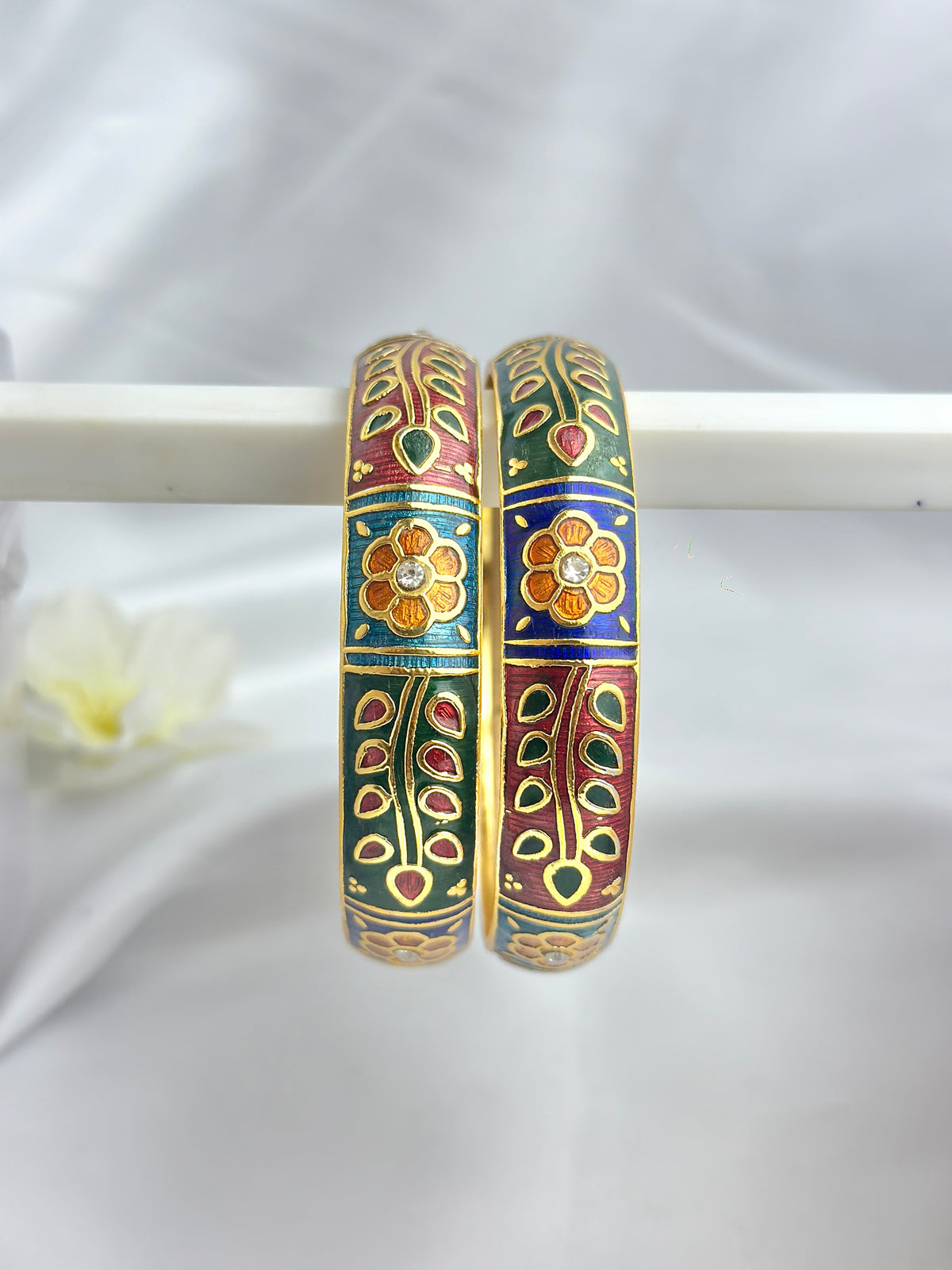 Traditional Meenakri Bangle Set