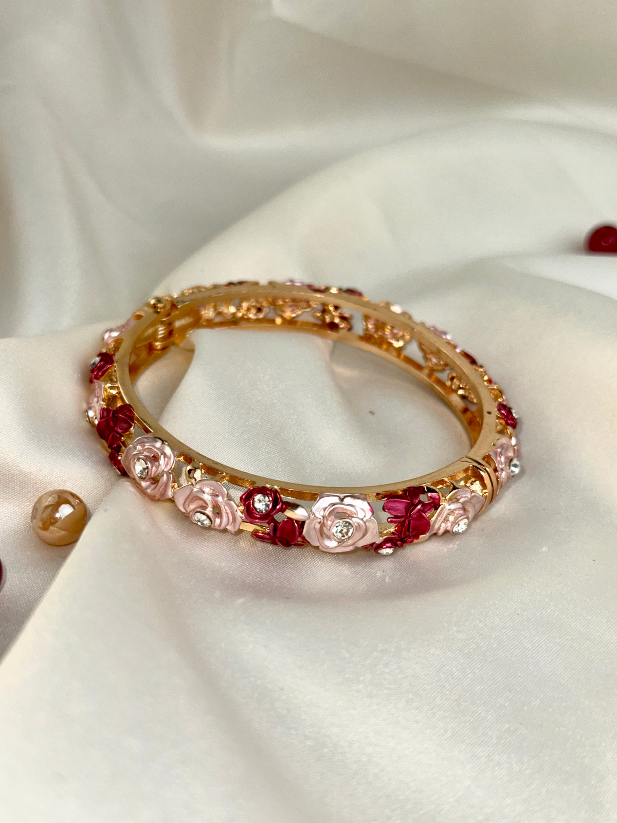 Royal Rose Motif Designer Bangle