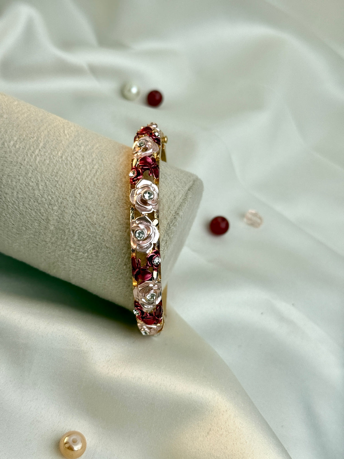 Royal Rose Motif Designer Bangle