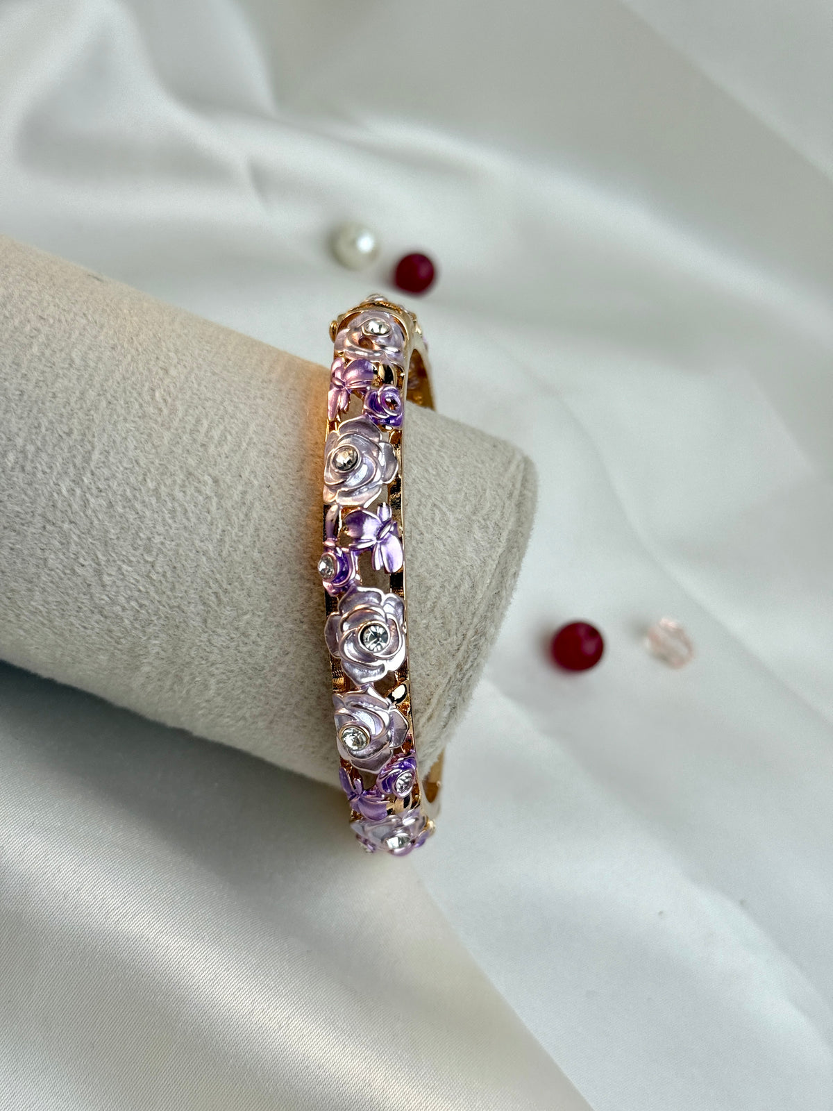 Royal Rose Motif Designer Bangle