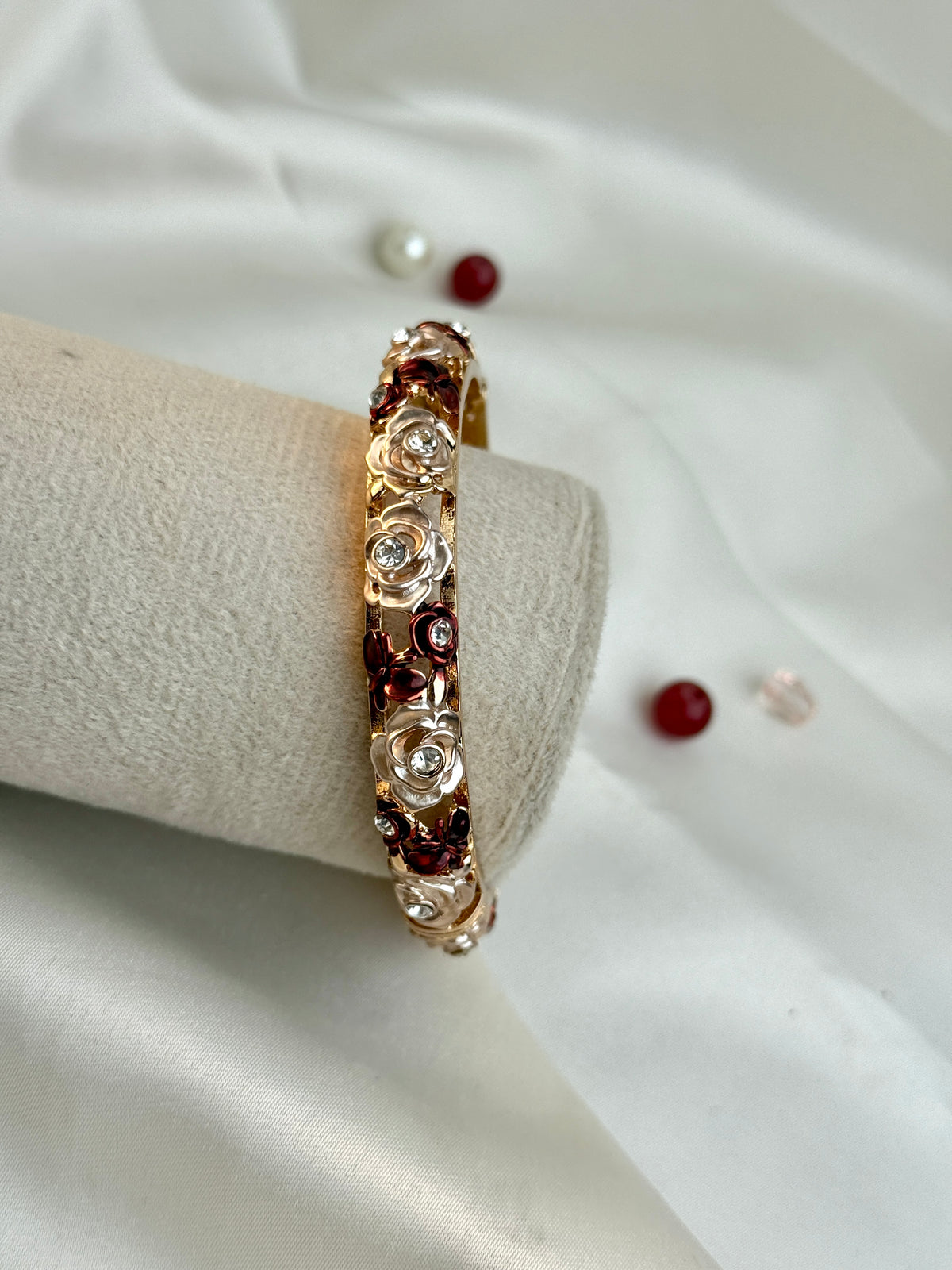 Royal Rose Motif Designer Bangle
