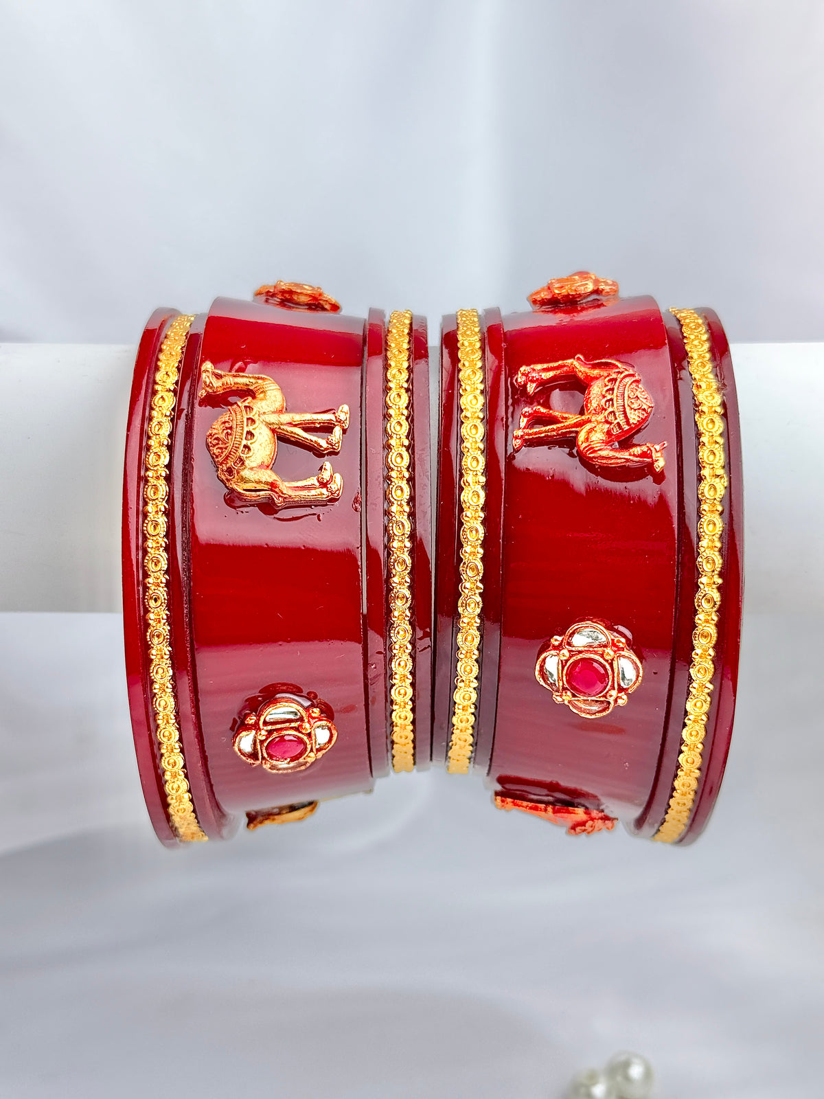 Rajputi Dhalu Boor Chooda(2 pcs set)