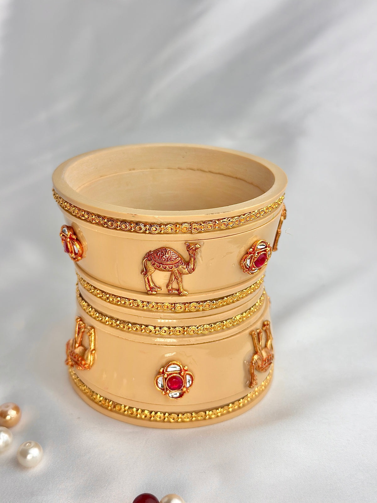 Rajputi Dhalu Boor Chooda(2 pcs set)