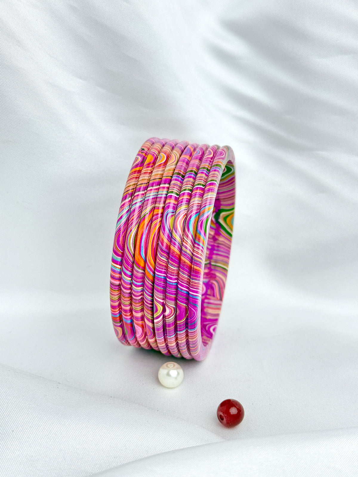 Gulzar Lac Chudiyaan – Vibrant Traditional Bangle(2 pcs set)