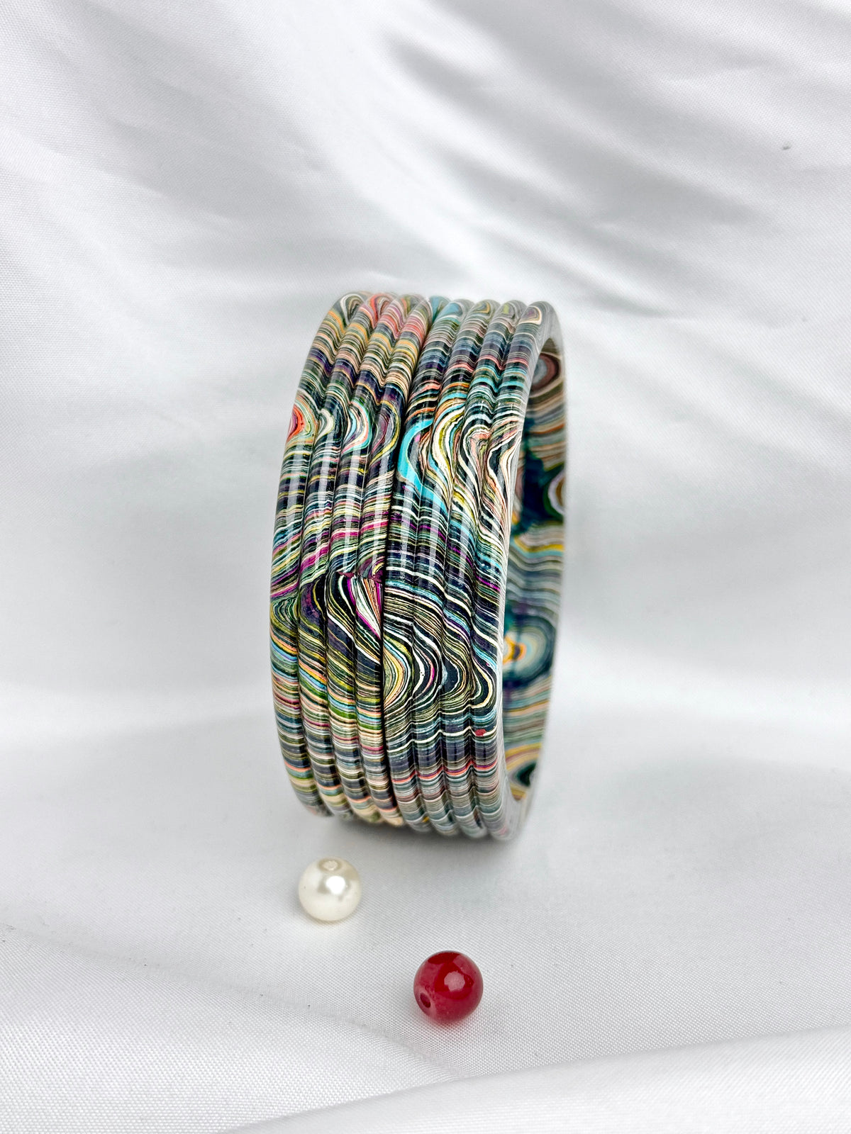 Gulzar Lac Chudiyaan – Vibrant Traditional Bangle(2 pcs set)