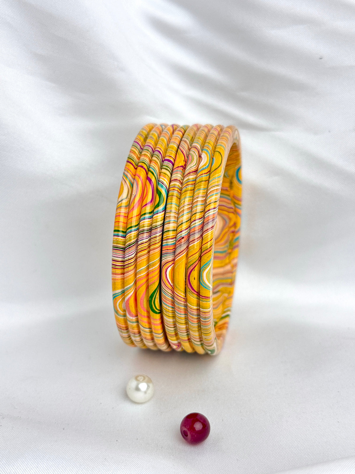 Gulzar Lac Chudiyaan – Vibrant Traditional Bangle(2 pcs set)