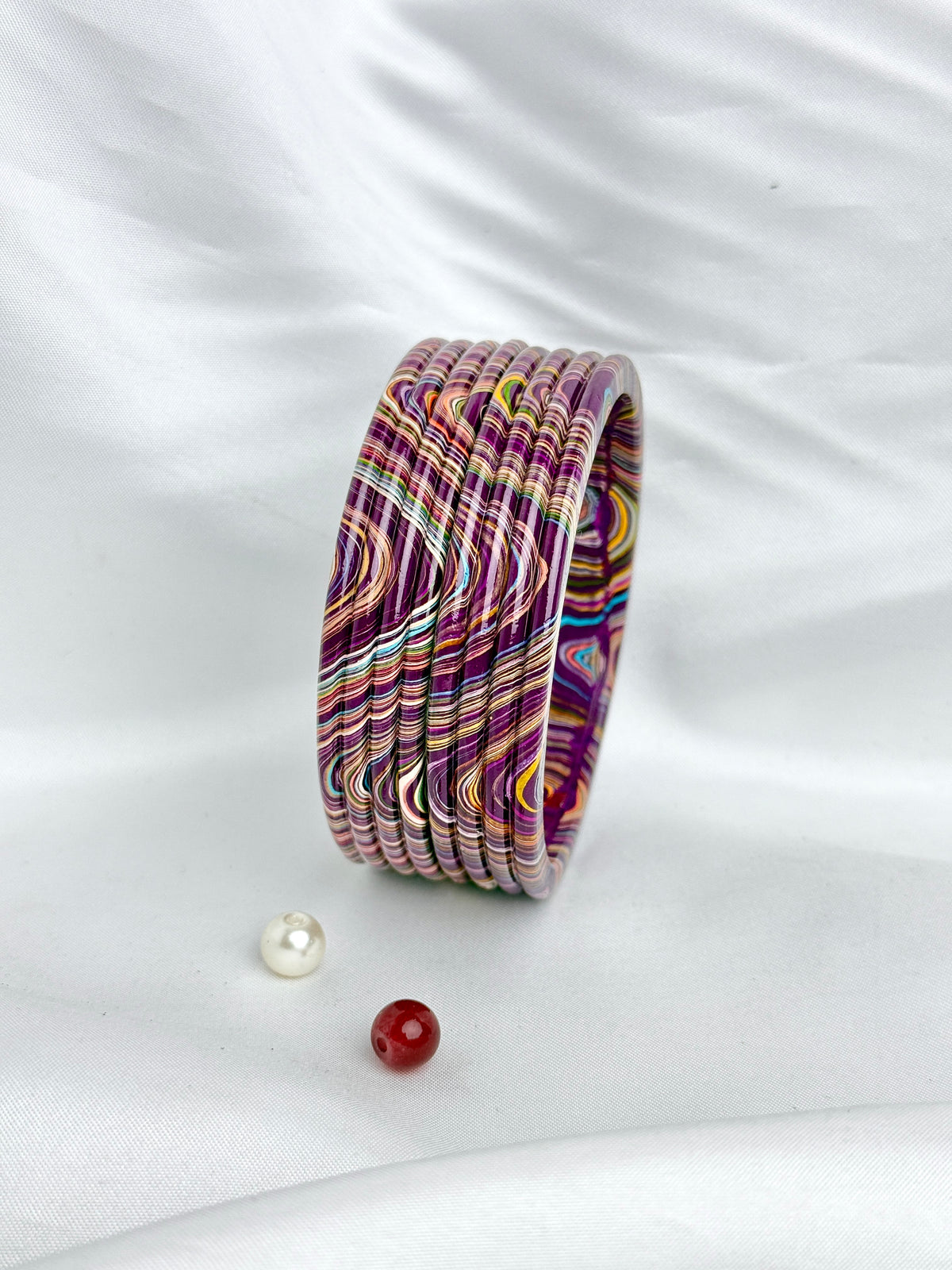 Gulzar Lac Chudiyaan – Vibrant Traditional Bangle(2 pcs set)