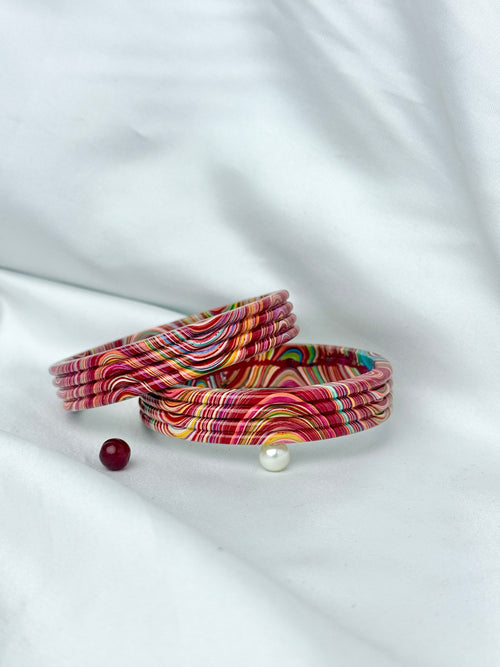 Gulzar Lac Chudiyaan – Vibrant Traditional Bangle(2 pcs set)