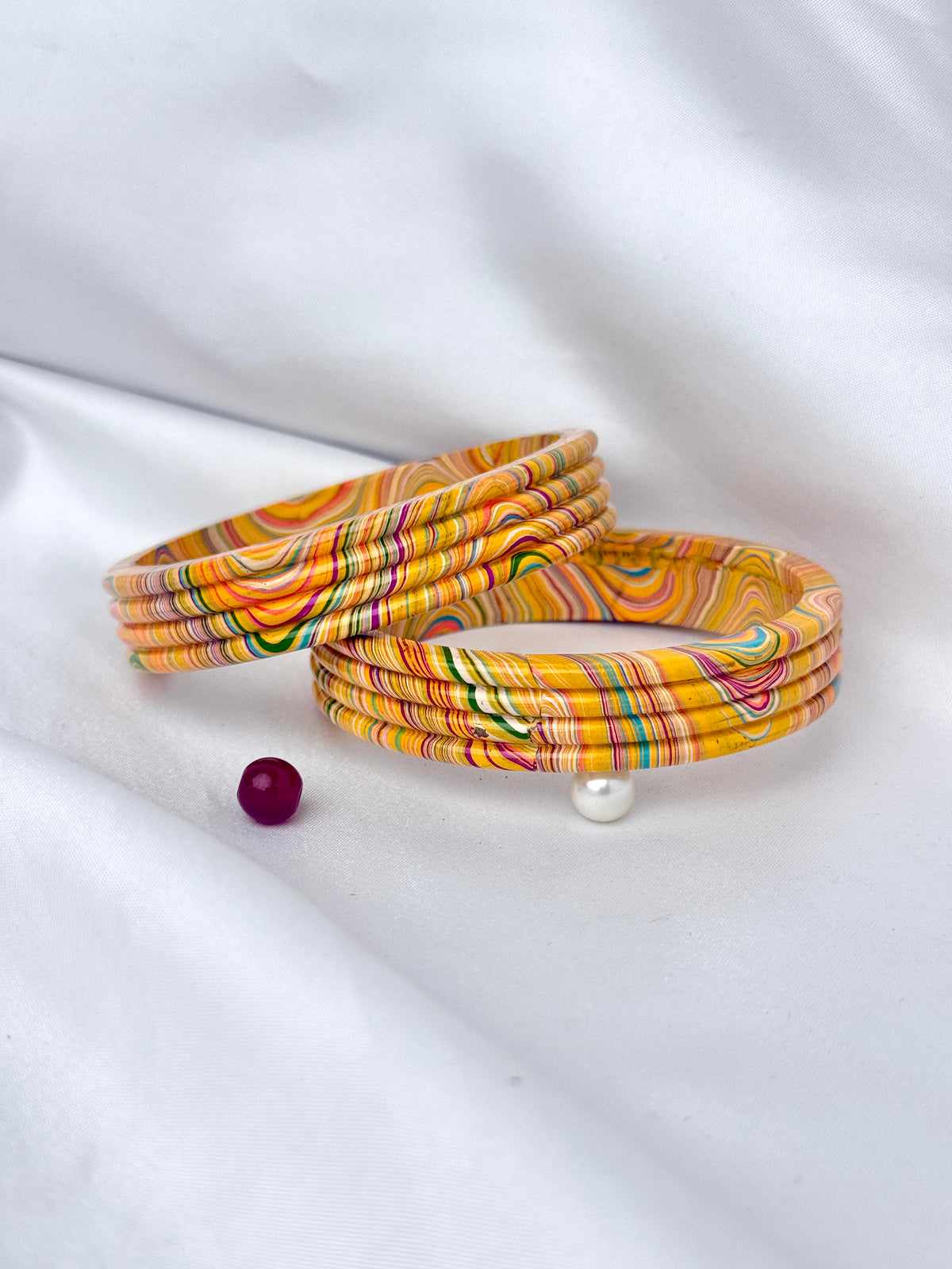 Gulzar Lac Chudiyaan – Vibrant Traditional Bangle(2 pcs set)