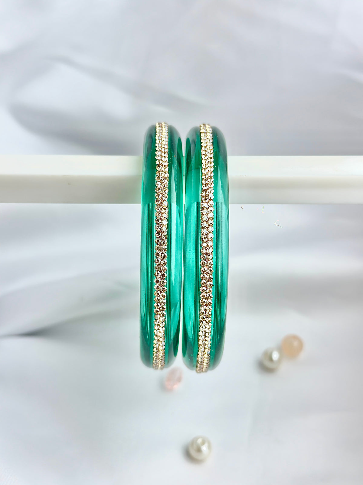 Crystal Bangle Sparkling stone Set of (2 psc)