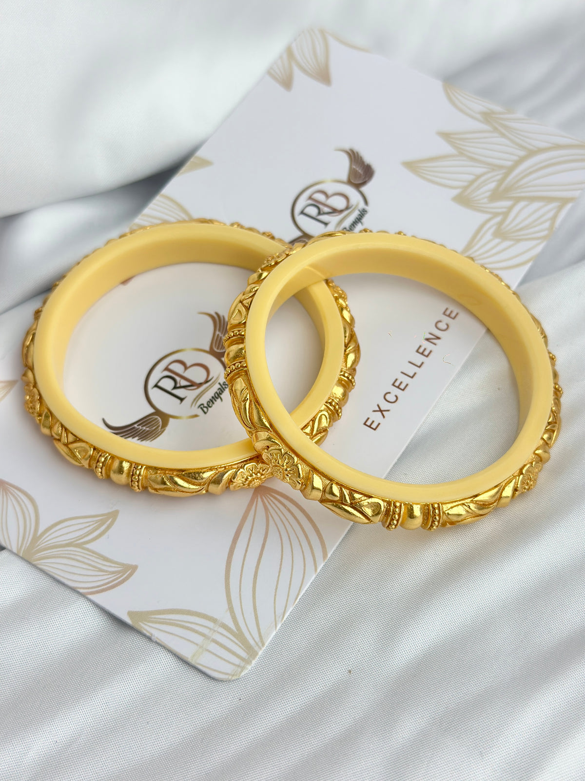 Premium Golden Gotakari Kada Set – Traditional Handcrafted Design(2 pcs set)